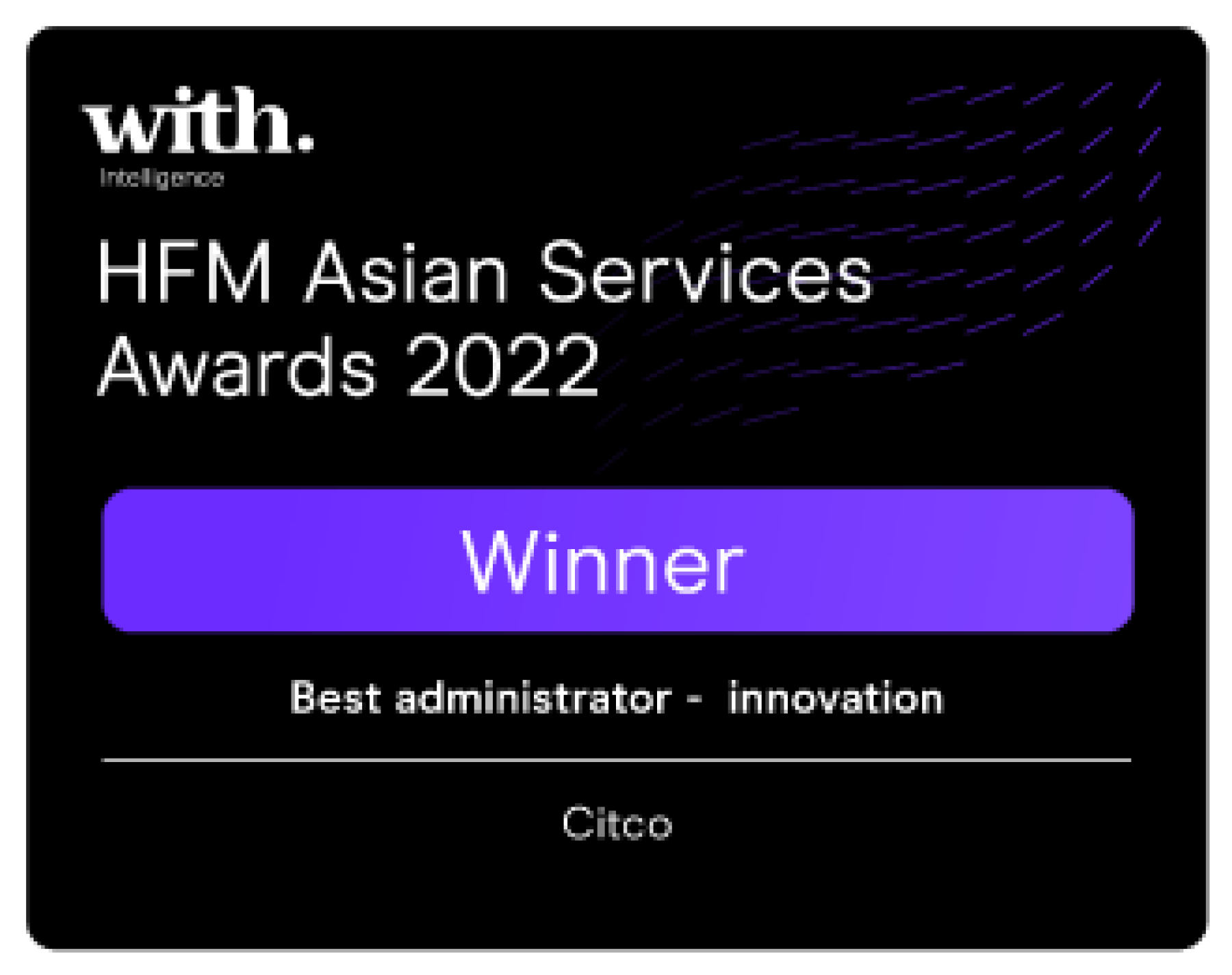 Citco scoops ‘Best Administrator-Innovation’ at the HFM Asian Service ...